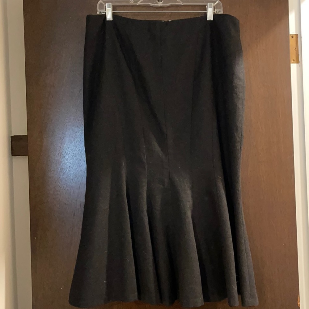 Ralph Lauren wool trumpet skirt